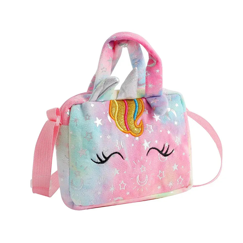 Fashion Sweet Unicorn Crossbody Handbag For Girls Cute Kid Bag Birthday Party Gift Little Girl Purse