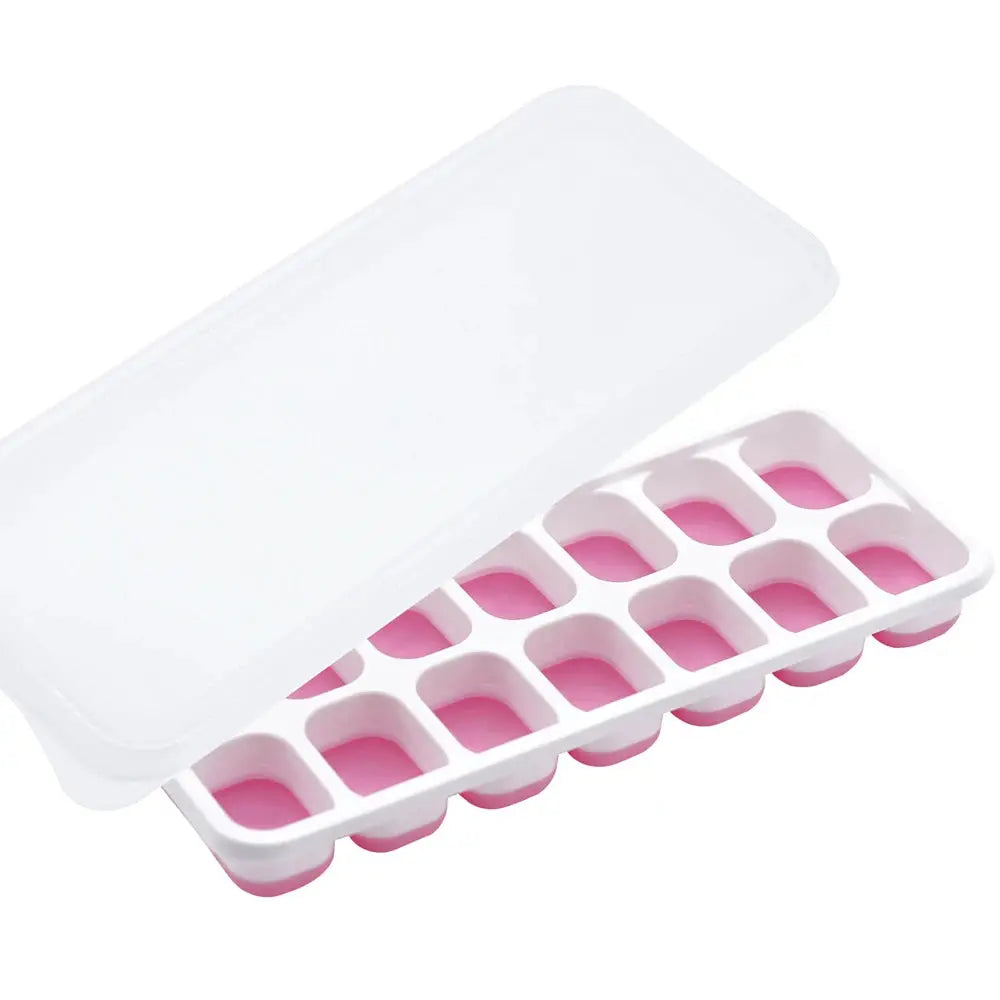 14 Grid Silicone Ice Cube Tray Square Mold Non Toxic Durable Ice Block Maker For Bars And Home Kitchen