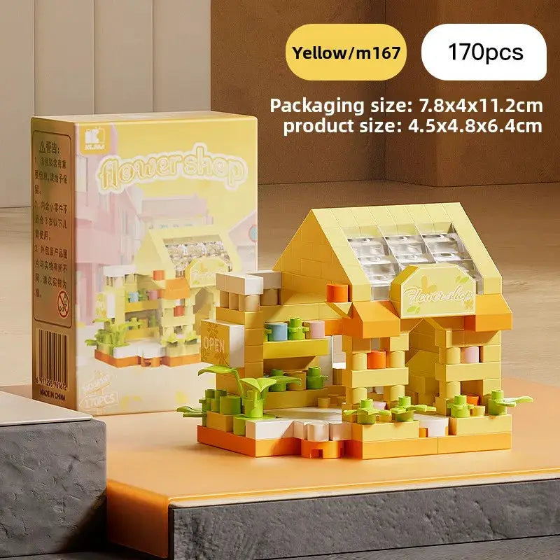 Christmas Micro Building Block Set Santa Claus and Reindeer Puzzle Table Decor for Kids and Adults