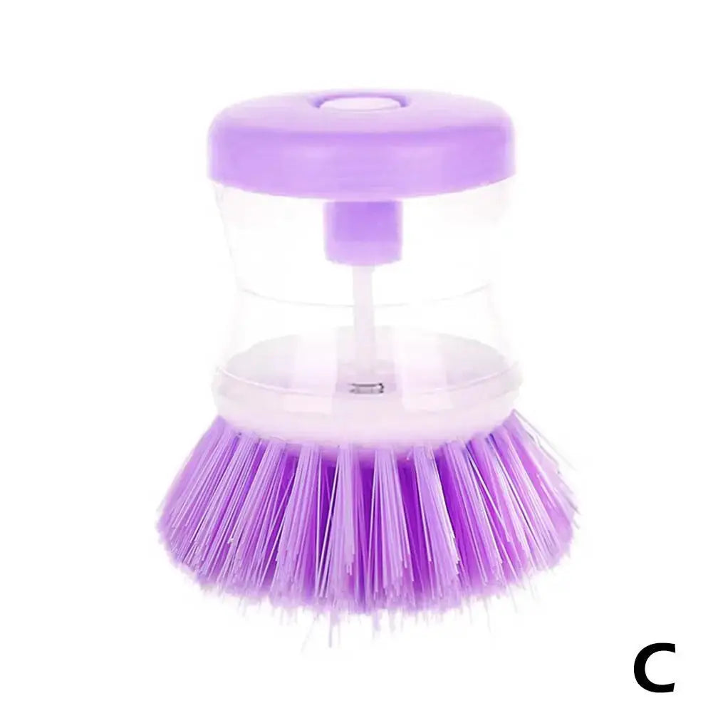 Astronaut Themed Dish Brush With Automatic Soap Dispenser For Kitchen Pots Utensils Cleaning