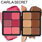 LuxeGlow 12 Color Concealer And Blush Palette Matte And Highlight Contour Makeup For All Skin Tones