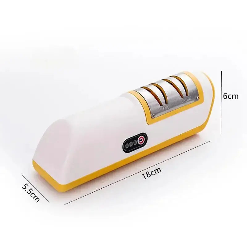 Kitchen Electric Knife Sharpener Multifunctional Automatic Professional With 4 Gears Stainless Steel Kitchen Accessory