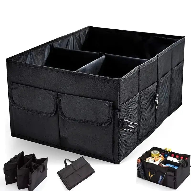 EcoCarry Car Storage Box Eco Friendly Ultra Durable Collapsible Trunk Organizer For Cars