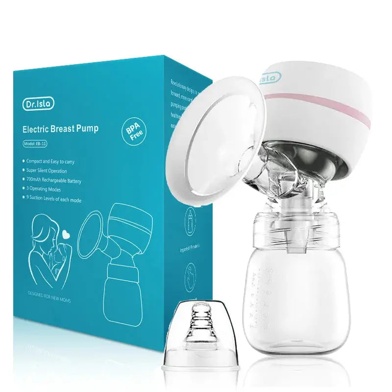 Dr Isla Intelligent Integrated Electric Breast Pump With High Suction Quiet Portable Painless Postpartum Milk Expression