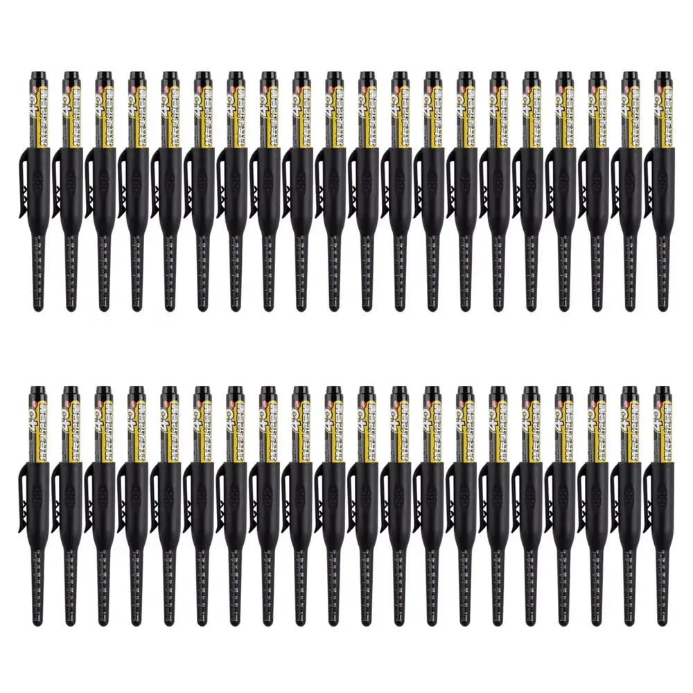 45mm Waterproof Long Head Marker Pen for Deep Hole Marking Tile Carpentry Woodworking Multi Purpose Ink Black Blue Red