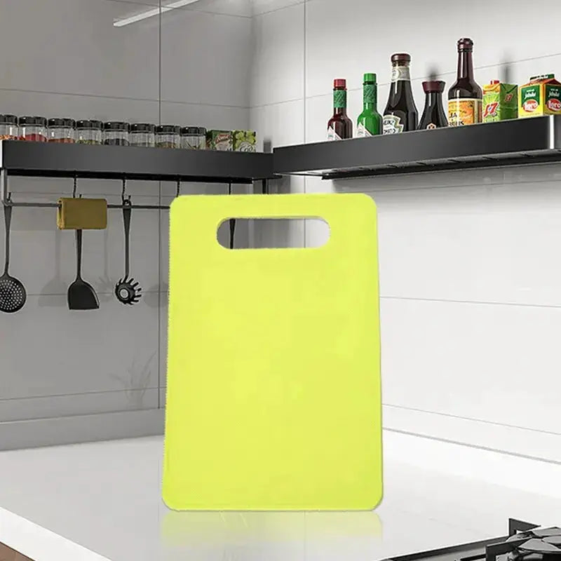 PP Square Chopping Board For Kitchen Non Slip Easy To Clean Vegetable And Fruit Cutting Board For Food Prep