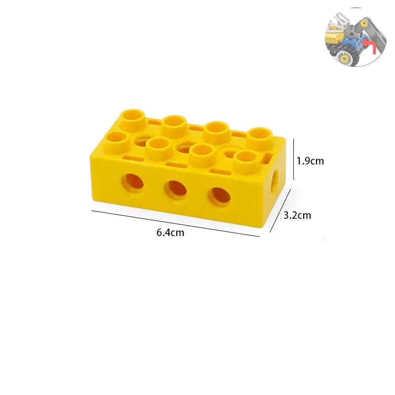 Big Building Blocks Traffic Mechanical Construction Set For Kids Compatible Large Bricks Educational Science Toy Gift