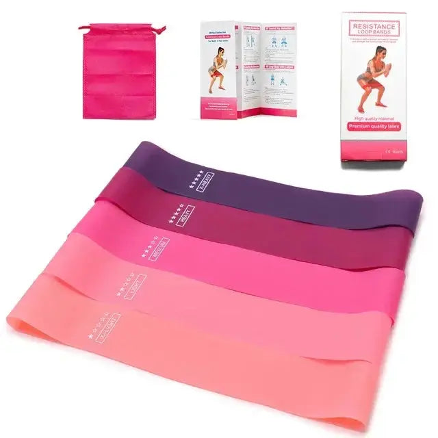 Portable Fitness Equipment Rubber Resistance Bands for Yoga Gym Strength Training Pilates Crossfit Women Men