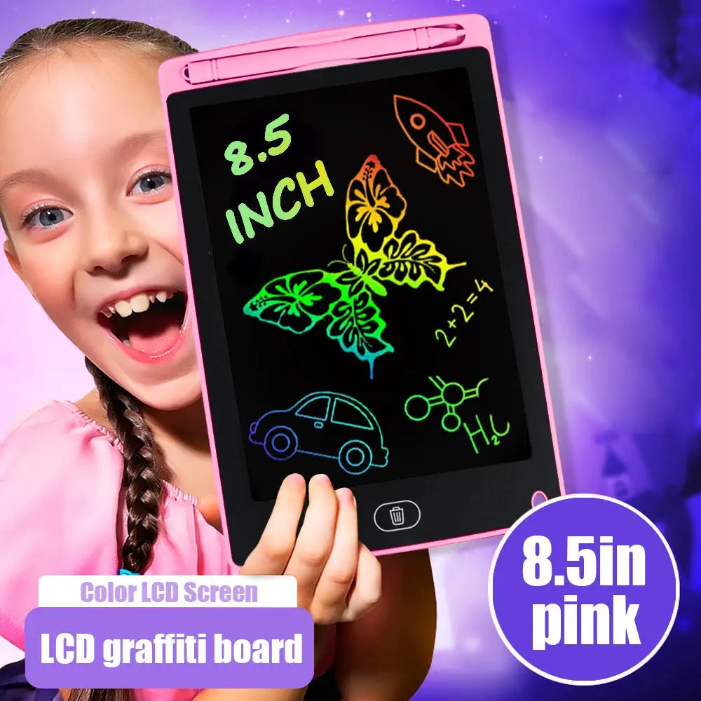 Simples Market 8.5-inch pink LCD graffiti board for kids drawing tablet