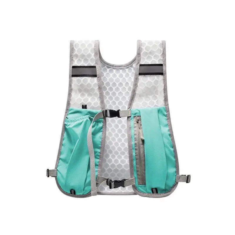Lightweight Running Vest Hydration Chest Pack With Water Bottle Holder And Phone Pocket For Runners