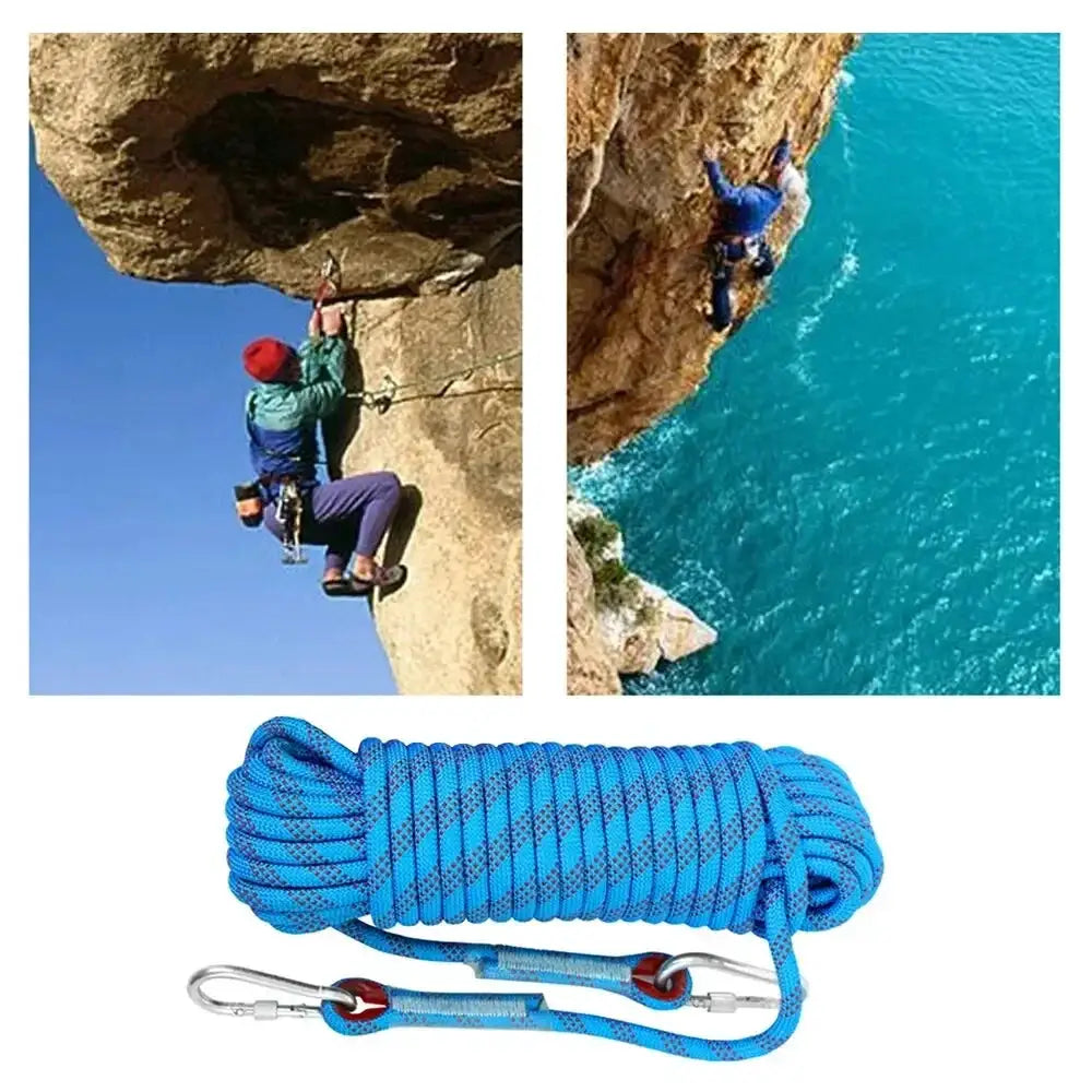 Tomshoo 10mm Outdoor Static Rope 15m 25m 35m For Fire Rescue Safety Escape Climbing Attachments Rugged And Safe