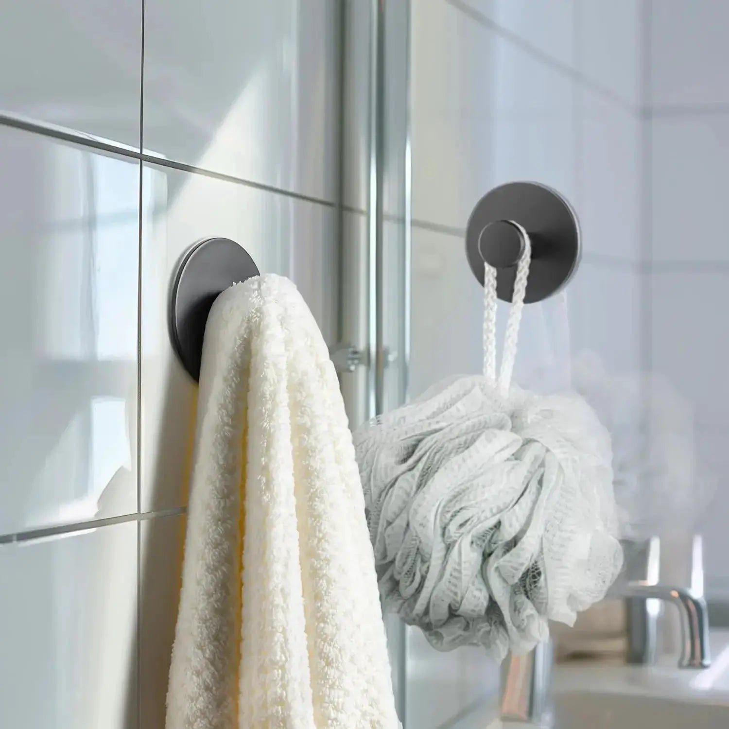 Extra Sticky Stainless Steel Towel Hooks Wall Mount Rustproof Hanger