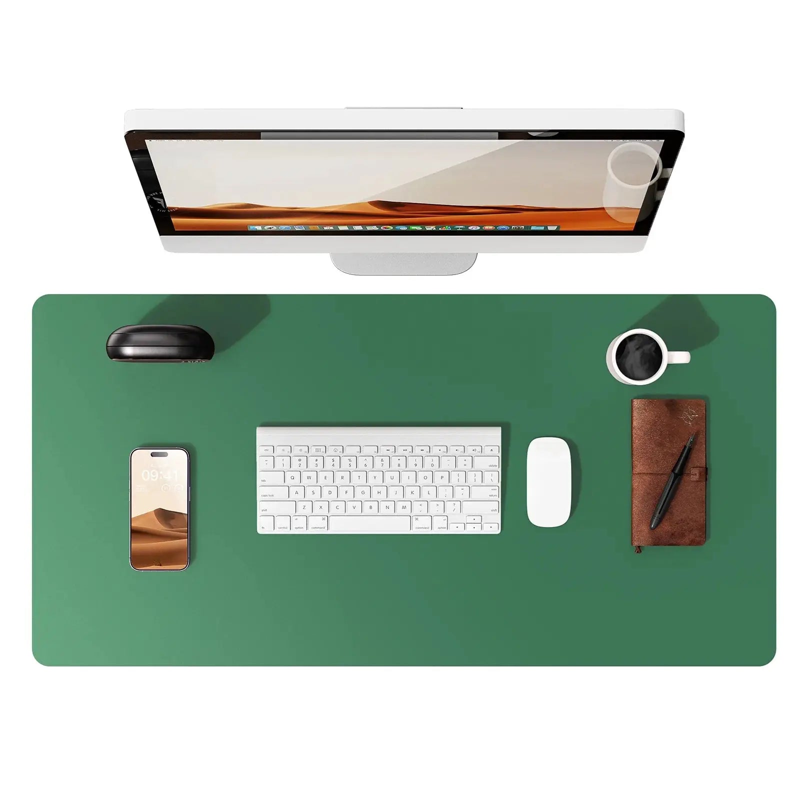 Large PU Leather Desk Pad Mouse Pad For Office Non Slip Leather Desk Mat Laptop Desk Pad Protector
