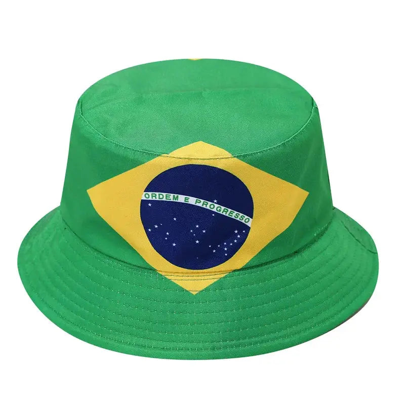 National Flags Reversible Bucket Hat For Men Women Football Fans