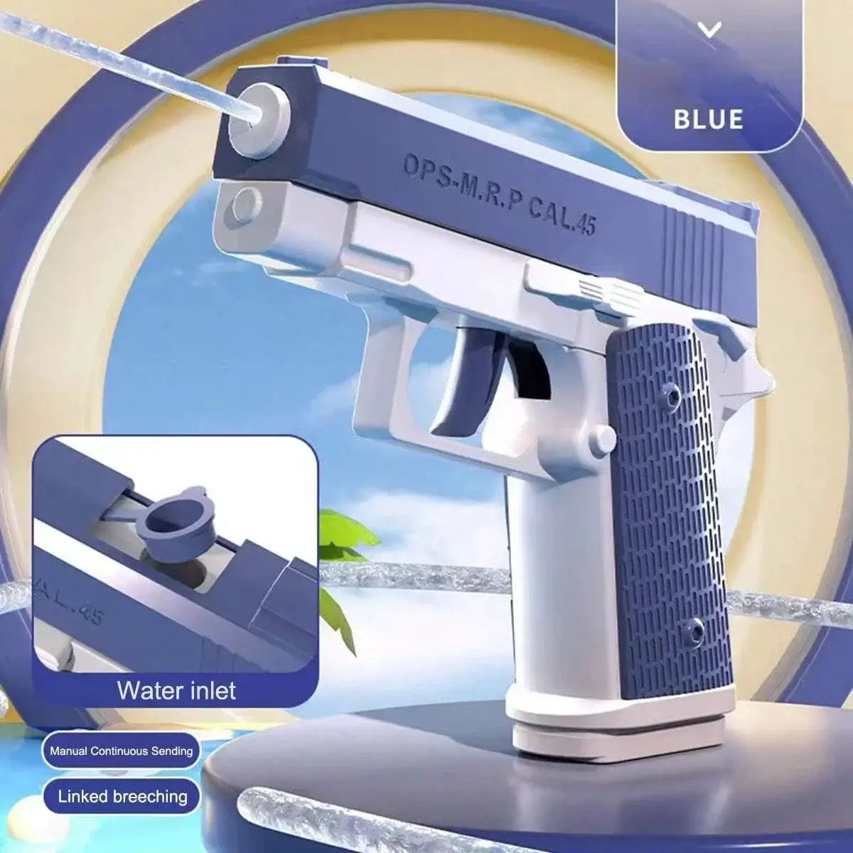 M1911 Water Gun Pistol Toy Squirt Gun For Summer Pool Beach Outdoor Games Water Blaster Suitable For Kids And Adults