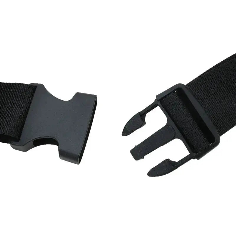Simples Market waist bag buckle set, black plastic quick-release buckles for fanny pack