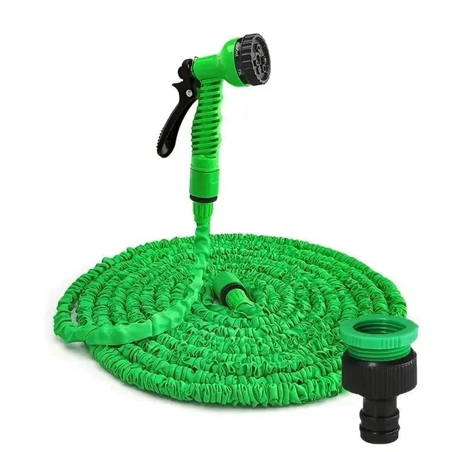 2024 Expandable Magic Hose With High Pressure Car Wash 7 Water Spraying Functions Water Gun Garden Watering Hose
