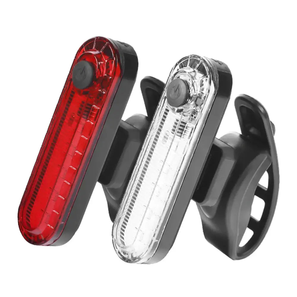 USB Rechargeable Rear Bike Tail Lights Ultra Bright for Cycling Safety Easy to Install