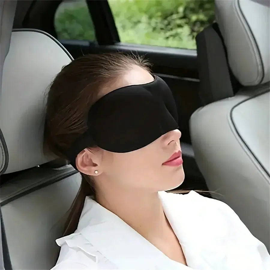 ZenSleep Smooth Natural Sleep Mask With Fully Adjustable Shoulder Strap For Travel Comfort