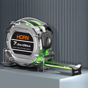 FlexiMeasure Fluorescent Tape Measure With Self Locking Mechanism 3 5 7 10m Thickened Scale Waterproof Durable