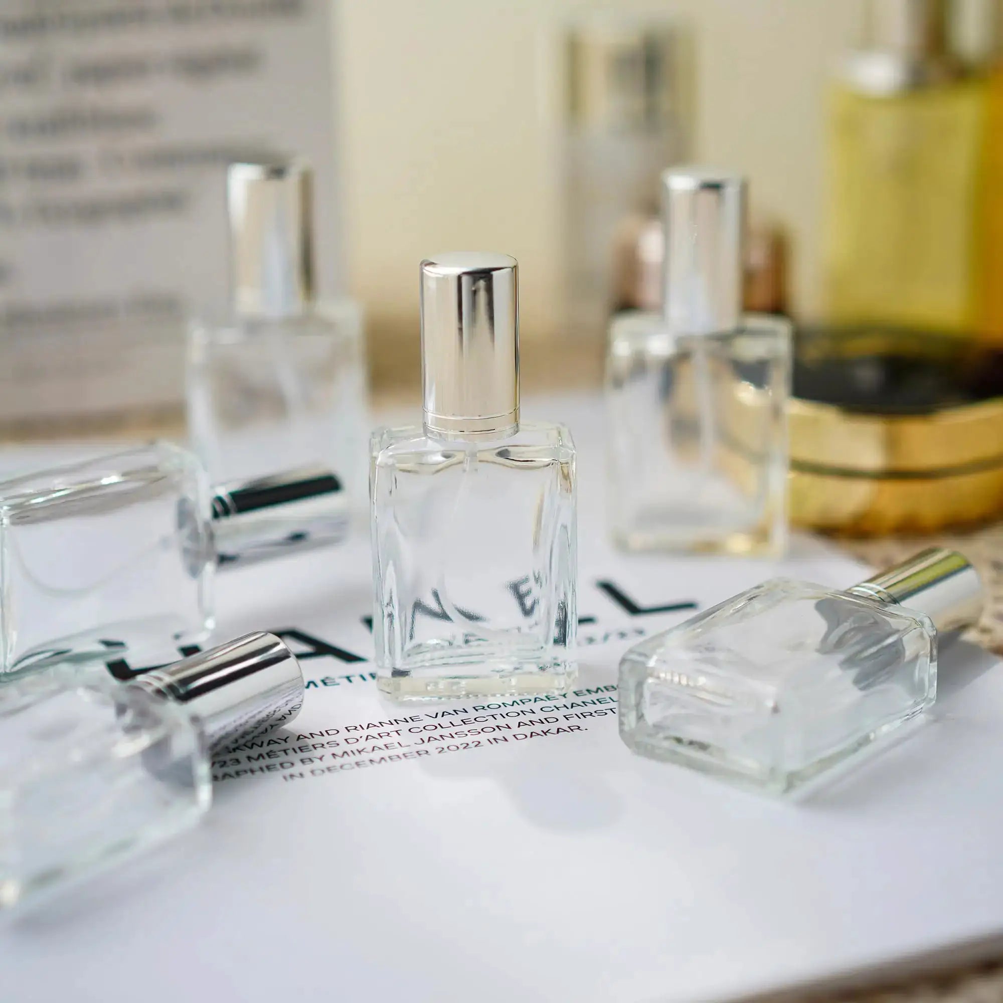 12 Pack 15 Milliliter Portable Refillable Perfume Atomizers Empty Spray Bottles with 2 Funnels and 2 Droppers