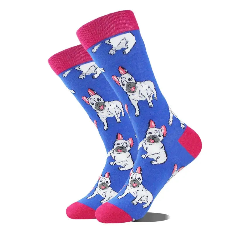 Cotton Happy Funny Socks For Men Women Unisex Crew Socks Alien Planet Shark Dinosaur Novelty Design