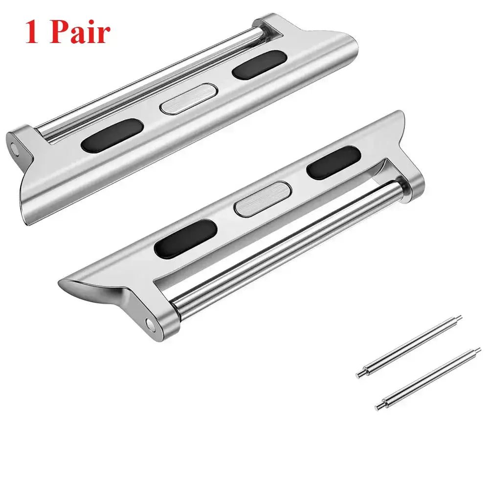 Watchband Connector for Apple Watch Ultra 2 49mm 46mm 45mm 44mm 42mm Adapter for IWatch Series 10 9 8 7 6 5 4 22mm Width Straps