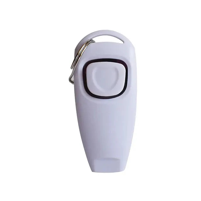 2-In-1 Dog Clicker And Training Whistle With Key Ring For Puppy Training And Barking Control