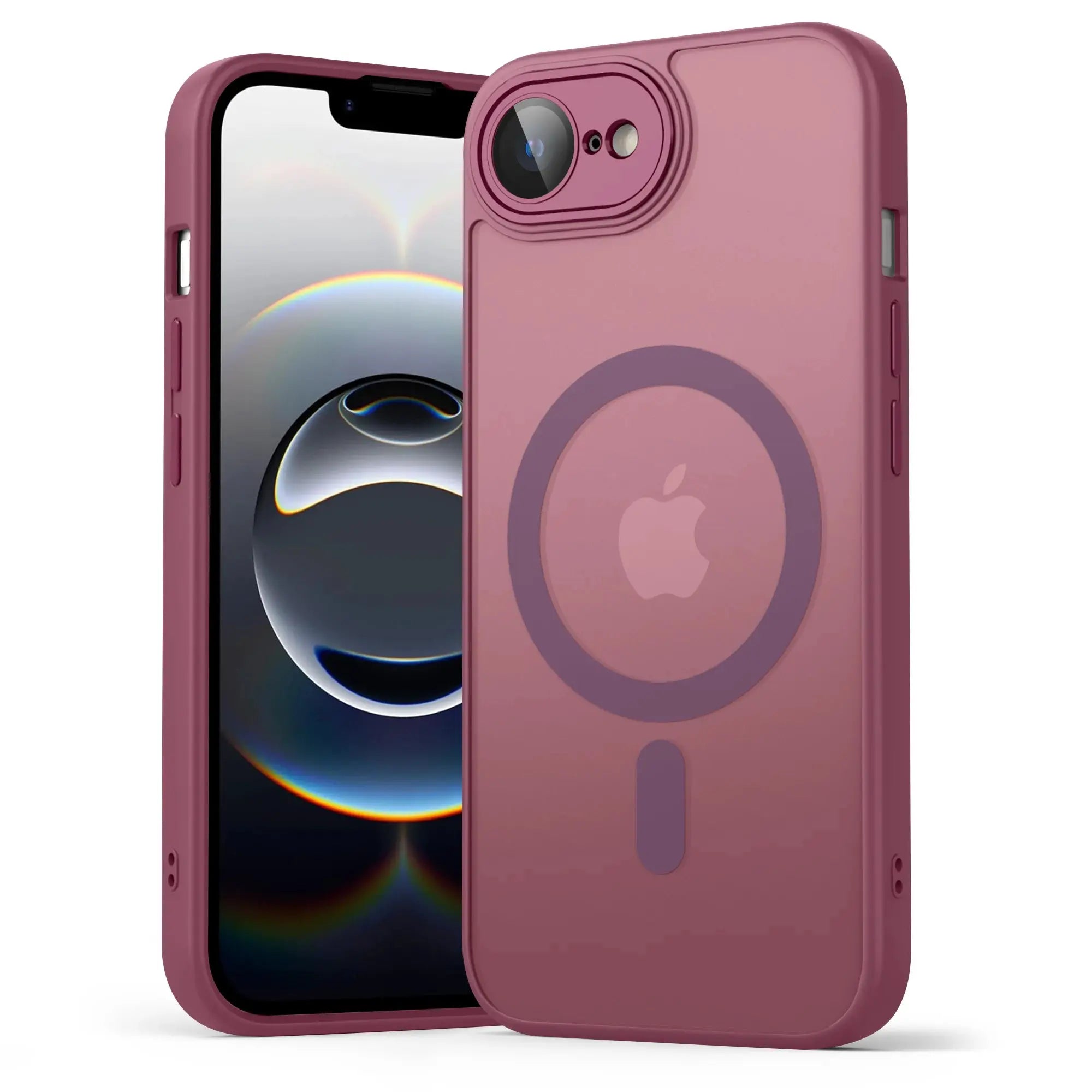 LuxShield Luxury Matte Magnetic Translucent Case For iPhone 16e And 17e Shockproof MagSafe Wireless Charging Cover
