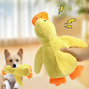 Plush Sleeping Duck Dog Toy For Small And Large Dogs Bite Resistant Teeth Grinding Relief With Duck Sound Toy