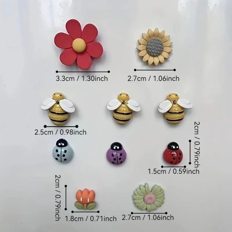10 Pieces Adorable Refrigerator Magnets Durable And Strong Hold For Kitchen Office Home Decor Mothers Day Gift - Simples Market