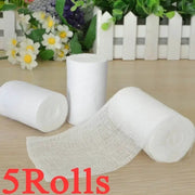 Five Rolls Gauze Bandages For Finger Joints Wrapping For Sports Care Athletic Support And Physical Therapy Equipment