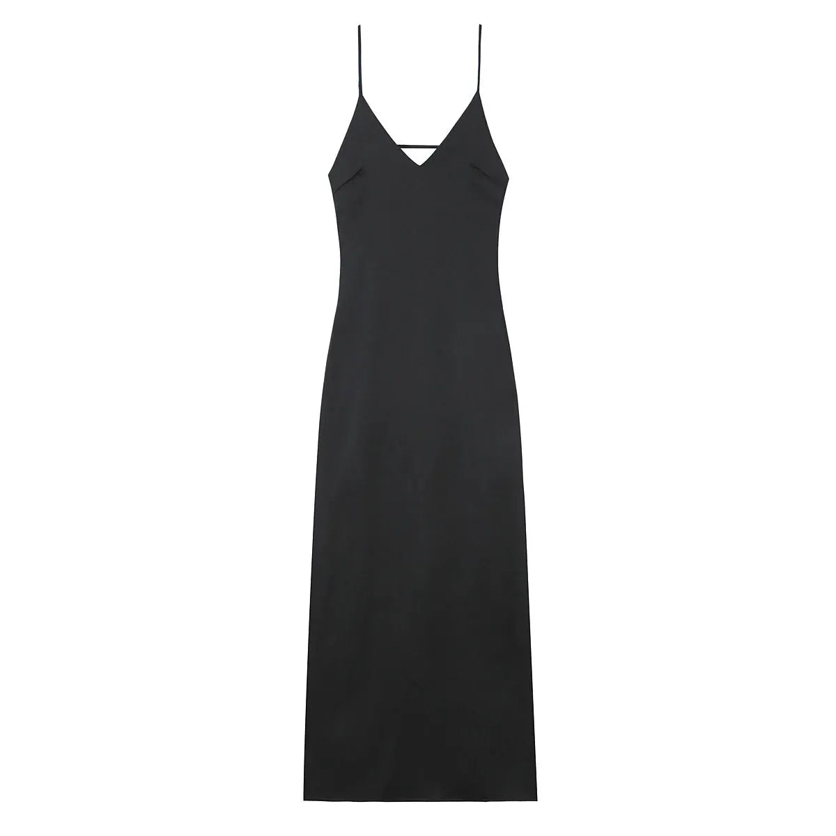 HH Women Summer Yellow V Neck Sling Dress Lightweight Sleeveless Maxi For Effortless Elegance