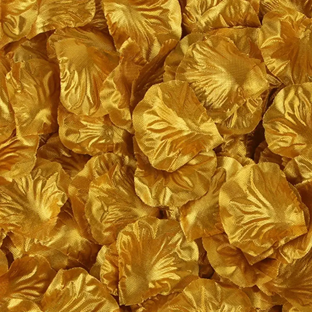 Colorful Artificial Rose Petals 100 To 10000 Pieces Red White Gold Nonwoven Silk Like Fabric Wedding Party Valentine Decor