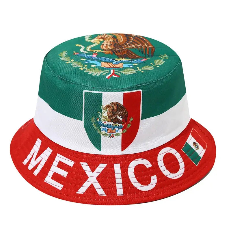 National Flags Reversible Bucket Hat For Men Women Football Fans