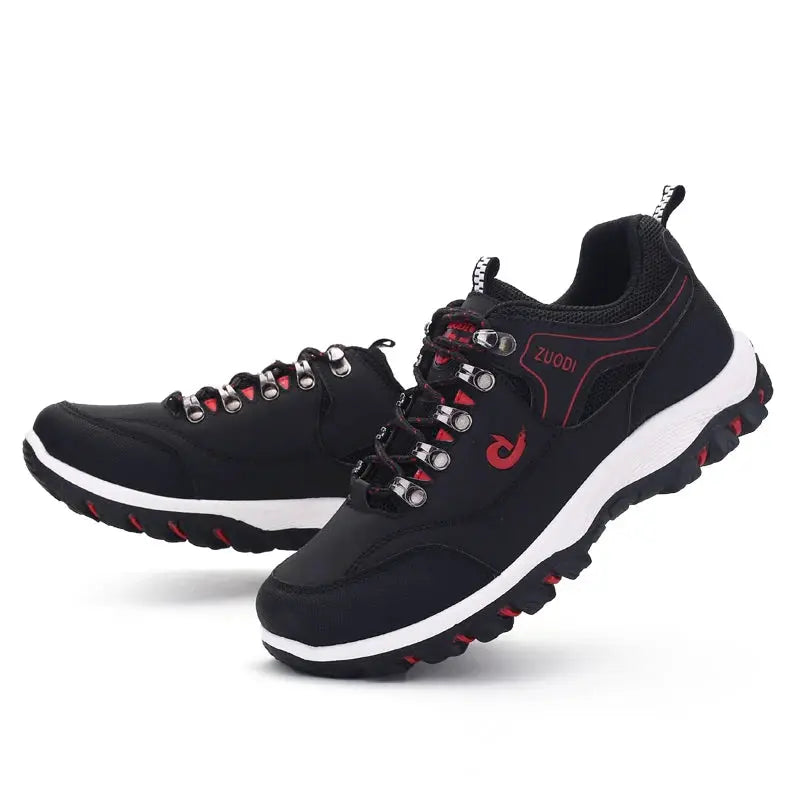 Brand Mens Leather Casual Sneakers Lightweight Breathable Shoes For Walking And Tennis