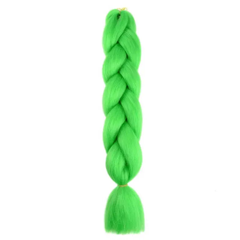 24 Inch Synthetic Long Box Braiding Hair Extensions Yaki Straight Texture For Women Dreadlocks
