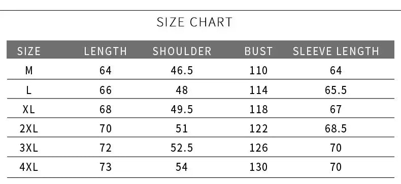 Simples Market men's leather and fur jacket size chart with lengths, shoulders, bust, and sleeve for sizes M-4XL.