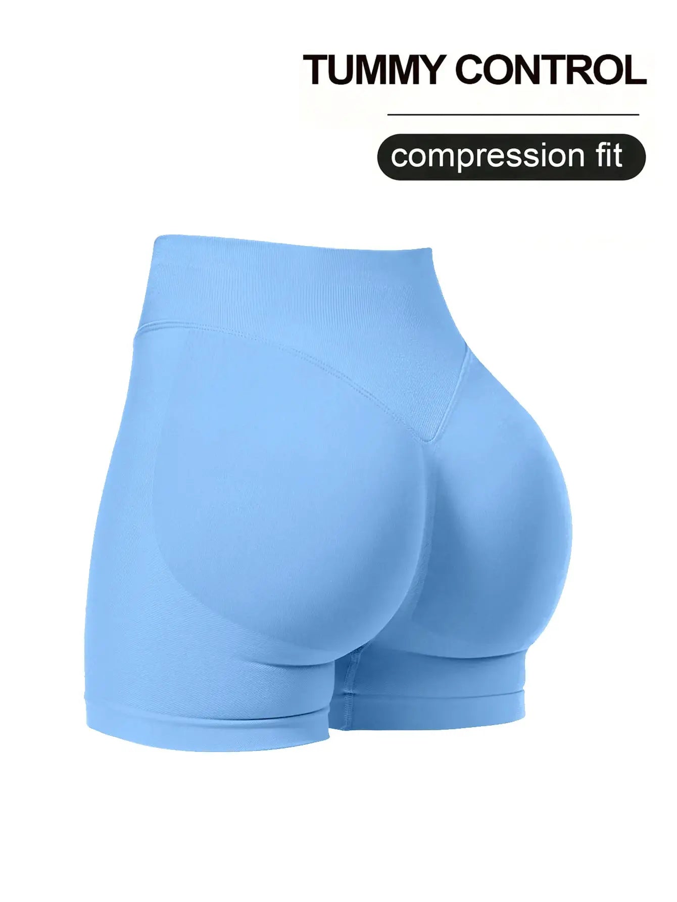 FlexFlow Pilates Knit Shorts High Stretch For Medium Intensity Training No Awkward Lines