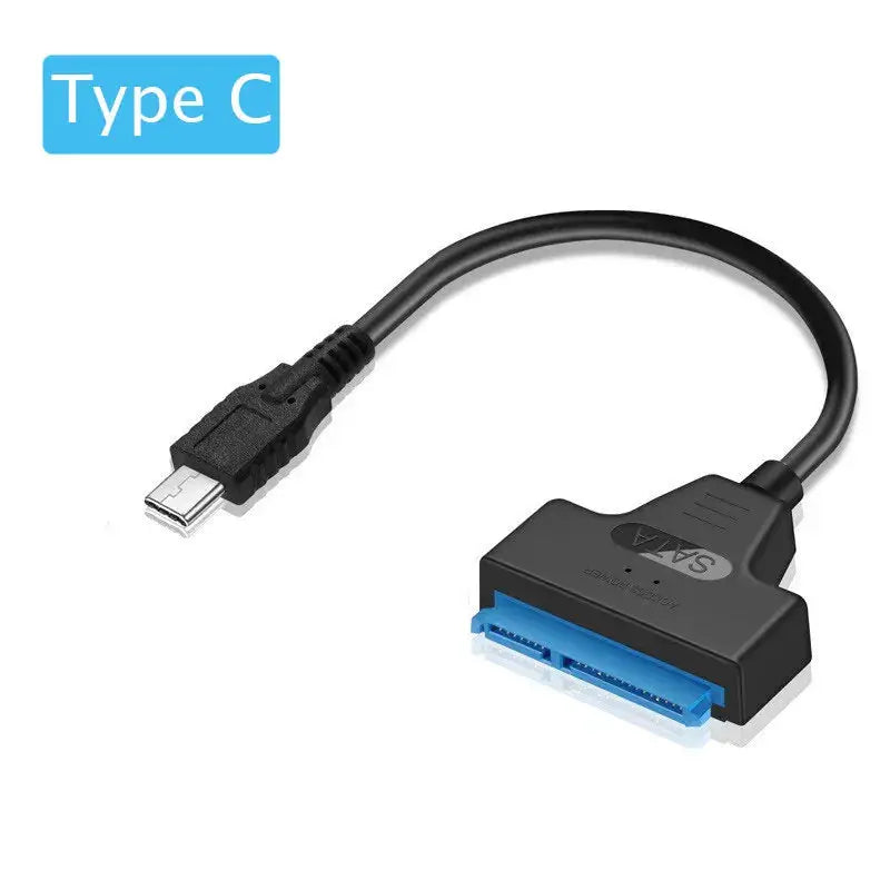SATA To USB 3 0 2 0 Cable For 2 5 Inch External HDD SSD Adapter Up To 6 Gbps For Data Backup And Disk Cloning