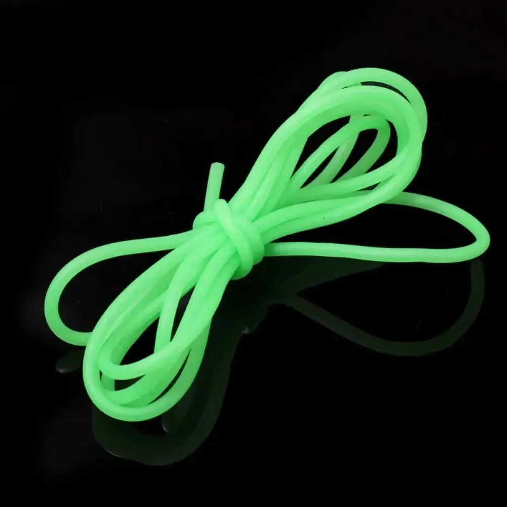 0.8mm 1mm 1.5mm 2mm Luminous Silicone Anti Rig Tube For Deep Sea Fishing Rig Sleeves Tackle Tools