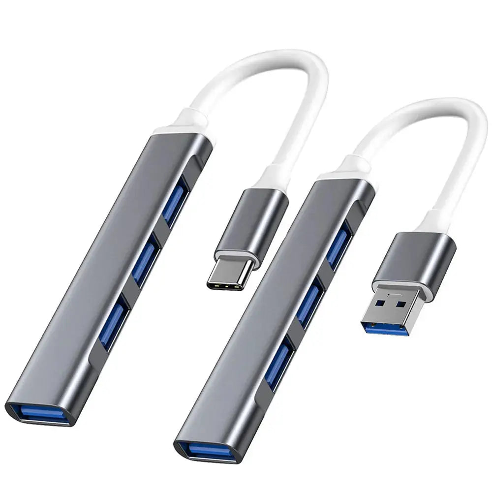 Ashiboogoole USB C Hub 4 Port Type C 3.1 OTG Multi Splitter Adapter For Xiaomi Lenovo MacBook Pro 13 15 Air Pro PC