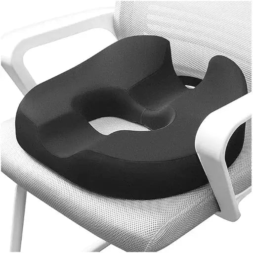 Simples Market Donut Pillow coccyx car seat cushion in black memory foam