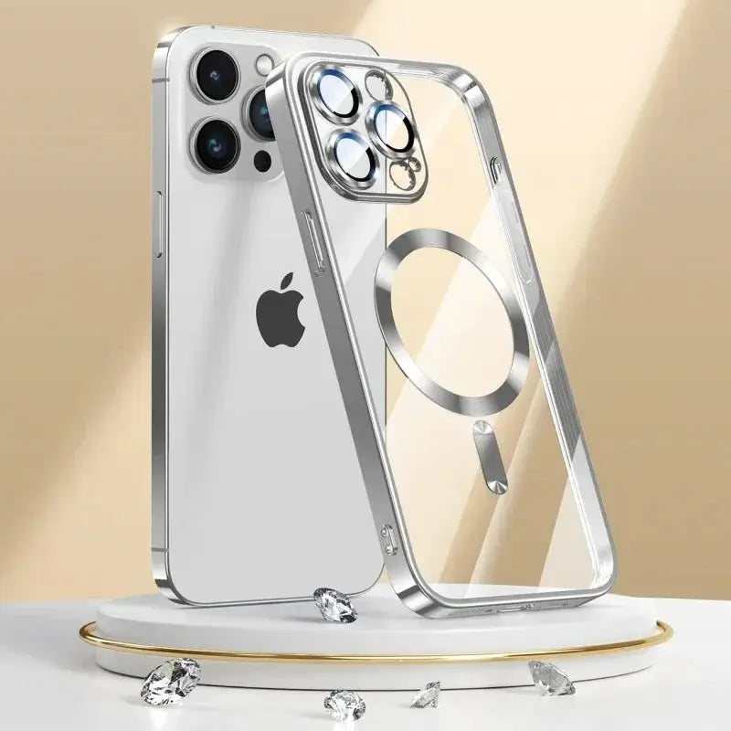 Soft Clear Case For iPhone 17 Air 16 15 14 13 12 11 Pro Max MagSafe Wireless Charging Shockproof TPU Cover