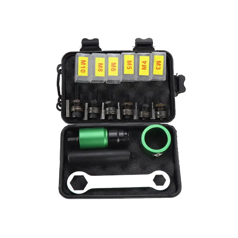 Electric Rivet Nut Gun Adapter Set M3 M4 M5 M6 M8 For Drill And Hand Wrench Riveting Tool