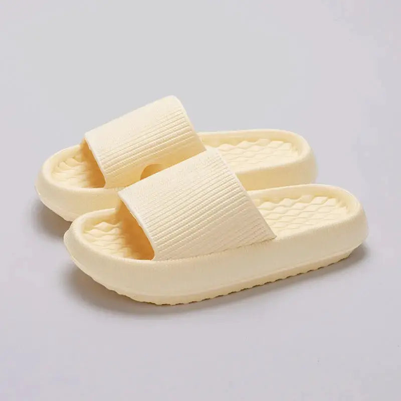 Lucyever Cloud Slippers For Women Non Slip EVA Thick Platform Slides Indoor Bathroom Comfort