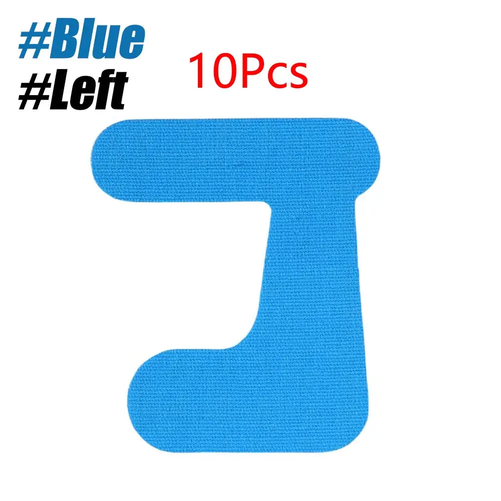 Thumb support tape, blue, Simples Market, precut left-thumb kinesiology tape, 10 pcs