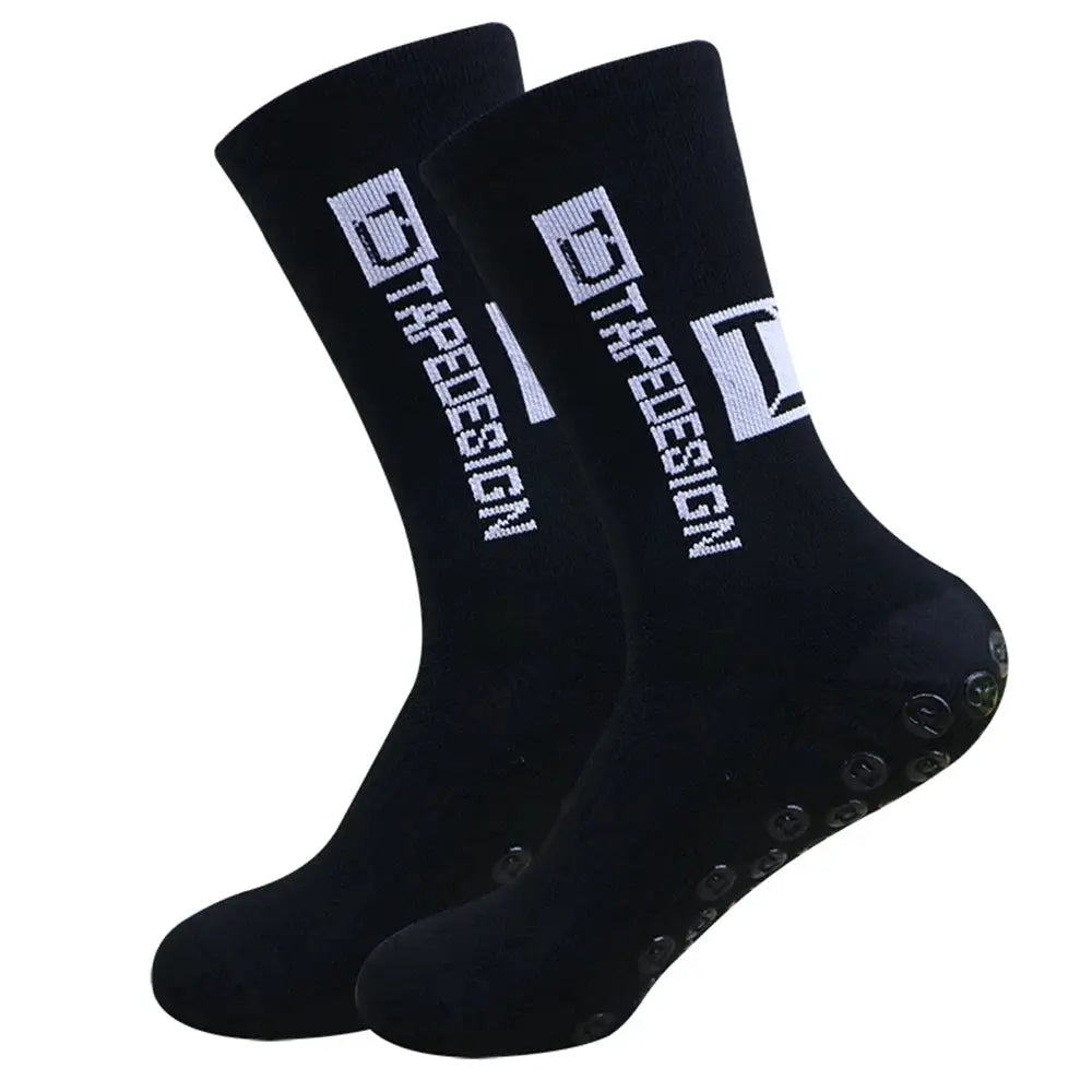 Mens Non Slip Soccer Socks With Non Skid Grip For Football Basketball Cycling And Training Performance