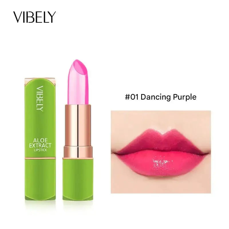 Vibely 7 Color Mood Changing Lip Balm With Aloe Vera Hydration And Long Lasting Color Shifting Shine