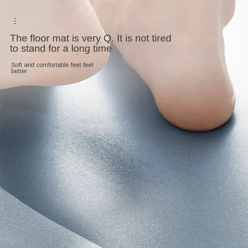 KitchenEase Absorbent Non Slip Waterproof Mat With Diatom Mud Material And Anti Fatigue Wipeable Comfort Rug